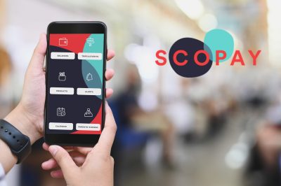 SCOPAY app phone on train v2