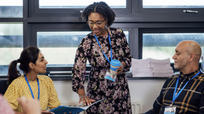 Teachers in staffroom